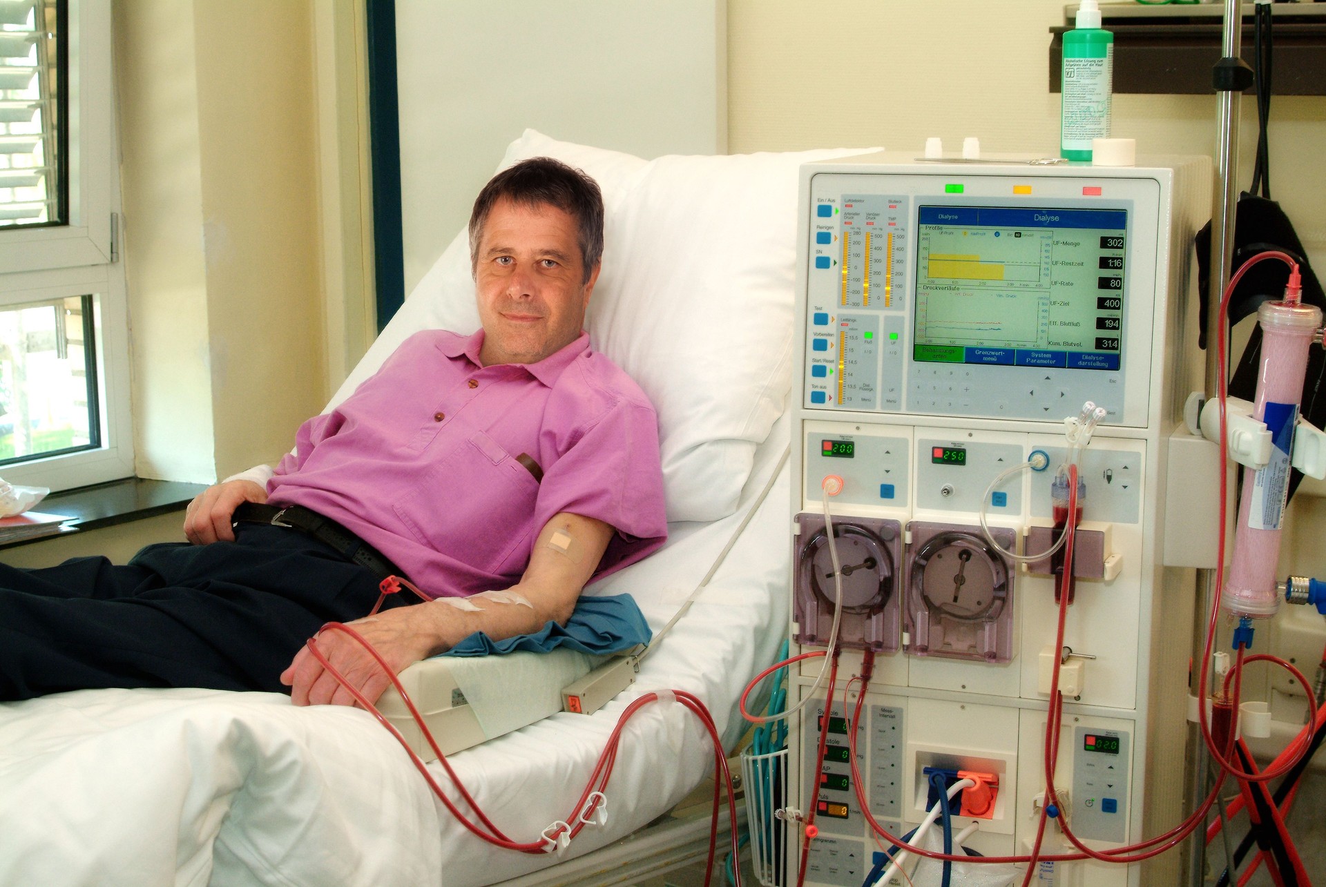 Patient on dialysis